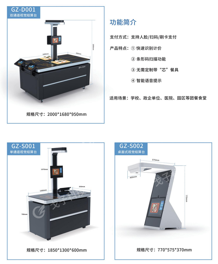 擁有刷臉支付的視覺結算臺是否會更加方便！